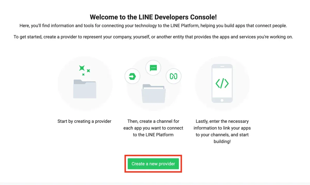 Line Messaging API step 3